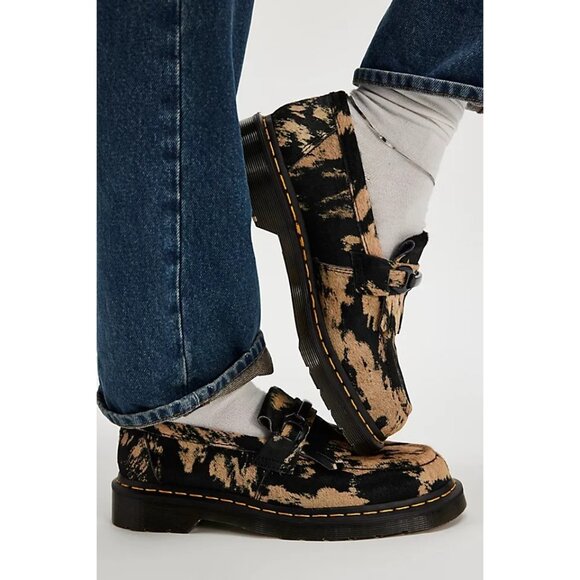Dr. Martens Shoes - NWT Dr. Martens Adrian Snaffle Loafers US 5M Cow Hair Print